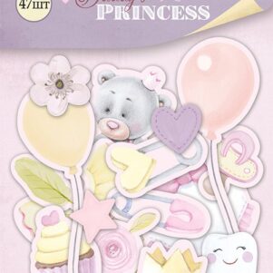 Набор высечек для скрапбукинга 47шт от Scrapmir Daddy's Princess