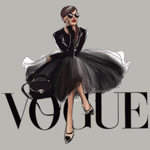Термотрансферная картинка "VOGUE 2"