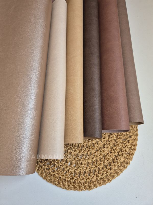 Кожзам переплетный Премиум с тиснением МЕРЕЯ, цвет Серо-голубой, NEW! — изображение 5